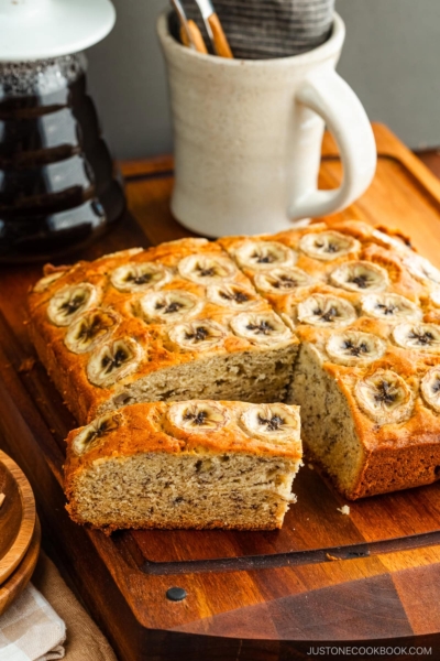 Banana Bread on a cutting board