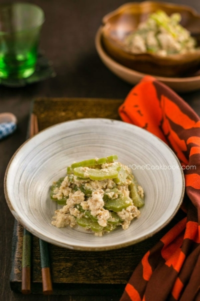 Bitter Melon Salad | JustOneCookbook.com