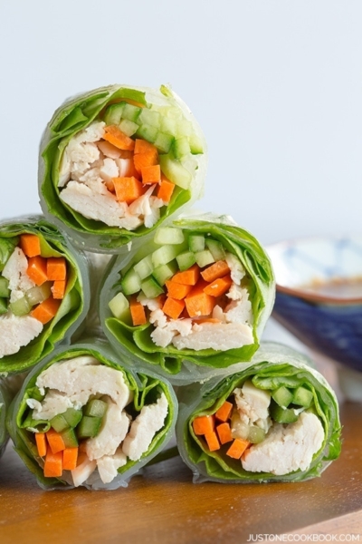 Chicken Spring Rolls | Easy Japanese Recipes at JustOneCookbook.com