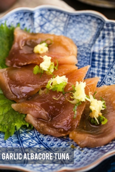 Garlic Albacore Tuna | Easy Japanese Recipes at JustOneCookbook.com