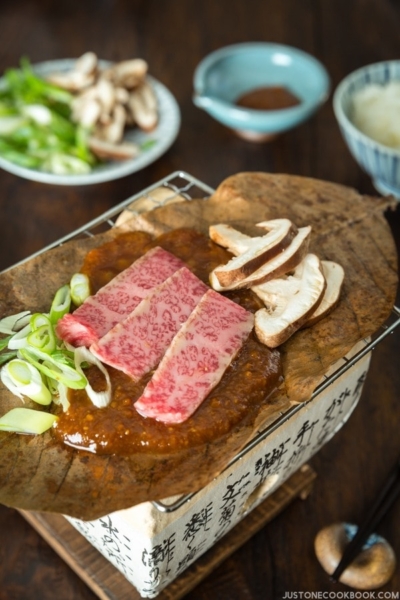 Hoba Miso with Beef | Easy Japanese Recipes at JustOneCookbook