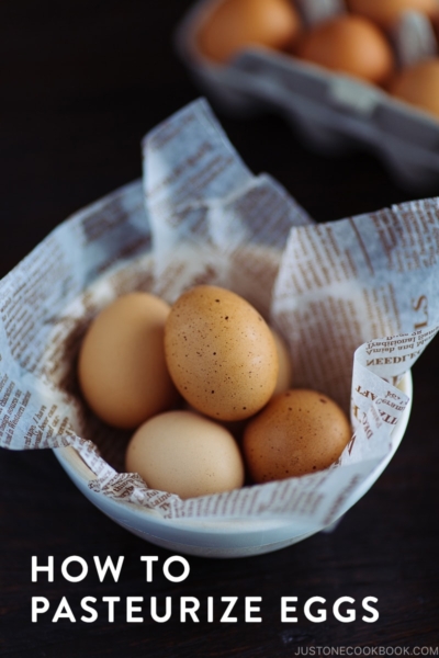 a white bowl containing pasteurized eggs.