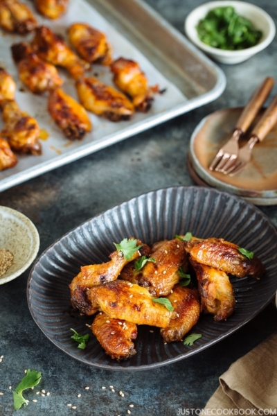 Slow Cooker Sriracha Chili Chicken Wings | Easy Japanese Recipes at JustOneCookbook.com