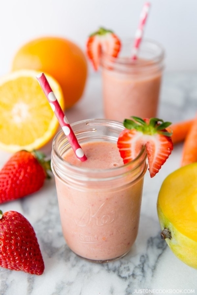 Strawberry Mango Smoothie | JustOneCookbook.com